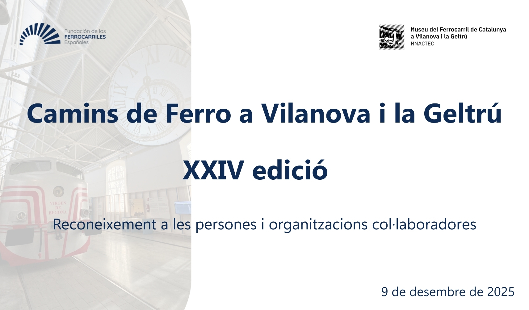 El Museu celebra la XXIV edici dels Premis Camins de Ferro